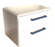 LED Nightstand White